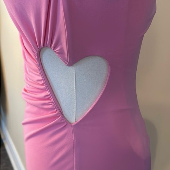 Zara Pink Cut-Out Dress - Picture 9 of 11